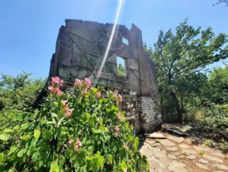 20,208 M2 Detached Land And Old Stone House For Sale In Köyceğiz Toparlar