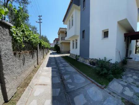 Well-Maintained 4 1 Triplex For Sale On Mugla Dalaman Swimming Pool Site