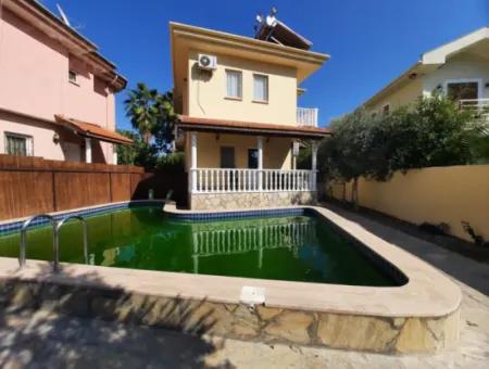 Mugla Ortaca Dalyan Detached Private Swimming Pool 3 1-Item Duplex For Annual Rent