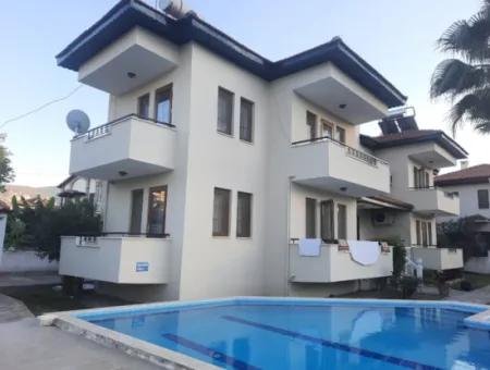 Mugla Ortaca Dalyan Swimming Pool Furnished 1+ 1 Apartment For Rent