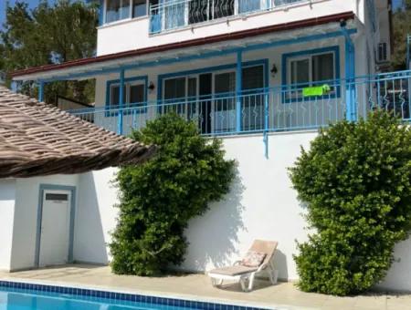 4 1 Sea View Detached Furnished Villa For Sale In Muğla Dalyan Gökbel