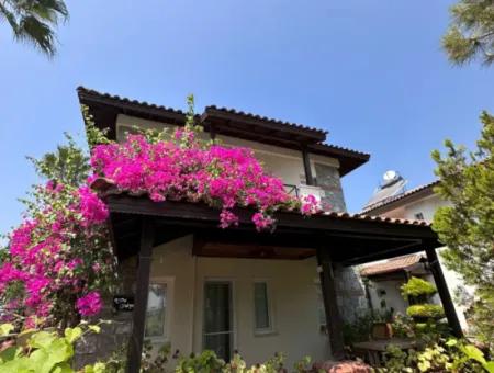 3 1 Independent Furnished Stone Villa For Rent In A Site Of 6 Villas In Dalyan, Muğla