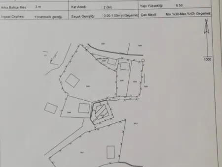 Detached 260 M2 Zoned Land For Sale In The Center Of Köyceğiz Plateau