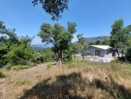Mugla Gökbelde Lake And Sea View 1000M2 Land For Sale