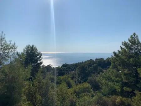 Tourism Zoned Land For Sale In Fethiye With Sea View Faralya