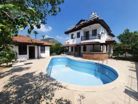 3 1 And 1 1 Unfurnished Villa With Swimming Pool In Muğla Ortaca Dalyan