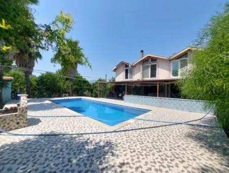 Detached House With Swimming Pool, Mountain And Nature View For Sale In Ortaca Okçular, Muğla