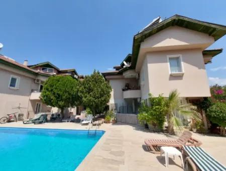 Muğla Ortaca Dalyanda Swimming Pool, Fully Furnished 1 1 Apartment For Rent