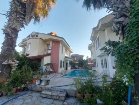 2 1 Unfurnished Duplex With Swimming Pool In Muğla Dalyan For Sale
