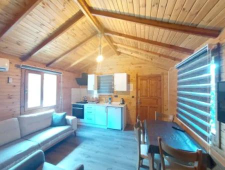 Muğla Ortaca Gökbel Doga With Swimming Pool 1 1 Wooden Furnished Bungalow For Rent