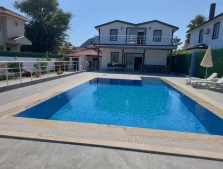 New 3 1 Duplex With Swimming Pool For Sale In Dalyan, Muğla