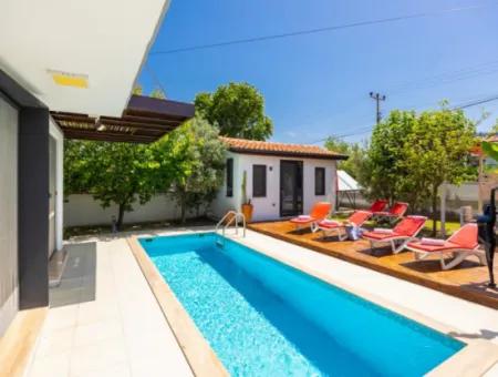 Furnished Luxury Villa With Swimming Pool In Dalyan For 6 Months Rent