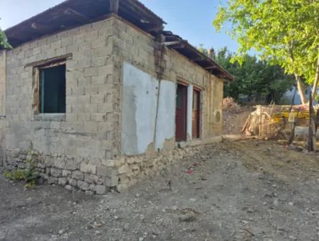 2 1 Plateau Village House In Çameli Center For Sale Or Partial Vehicle Exchange