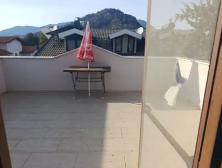 Ortaca Dalyanda Swimming Pool 80 M2, 2 1 Furnished Flat For Rent