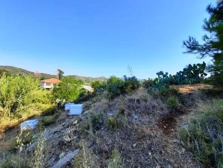 Plot Of Land With Sea Views For Sale In Fethiye Ciftlikkoy