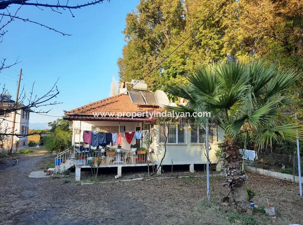 Muğla Dalyan Yoluna Sıfır 3+1 Köy Evi Ve 900 M2 Arsa Satılık
