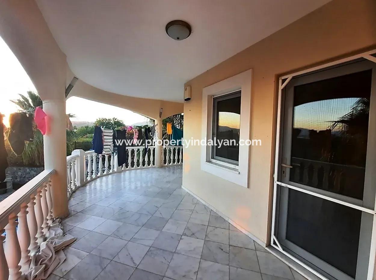 Dalaman Gürköyde Satılık Ful Doğa Manzaralı Yüzme Havuzlu Müstakil Villa