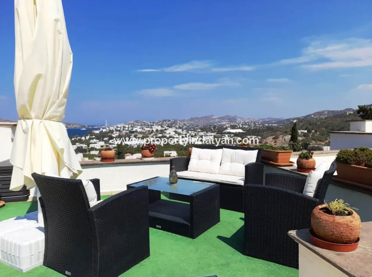 Yalıkavakta Deniz Manzaralı 2+1 Konut Kredisine Uygun Daire Satılık