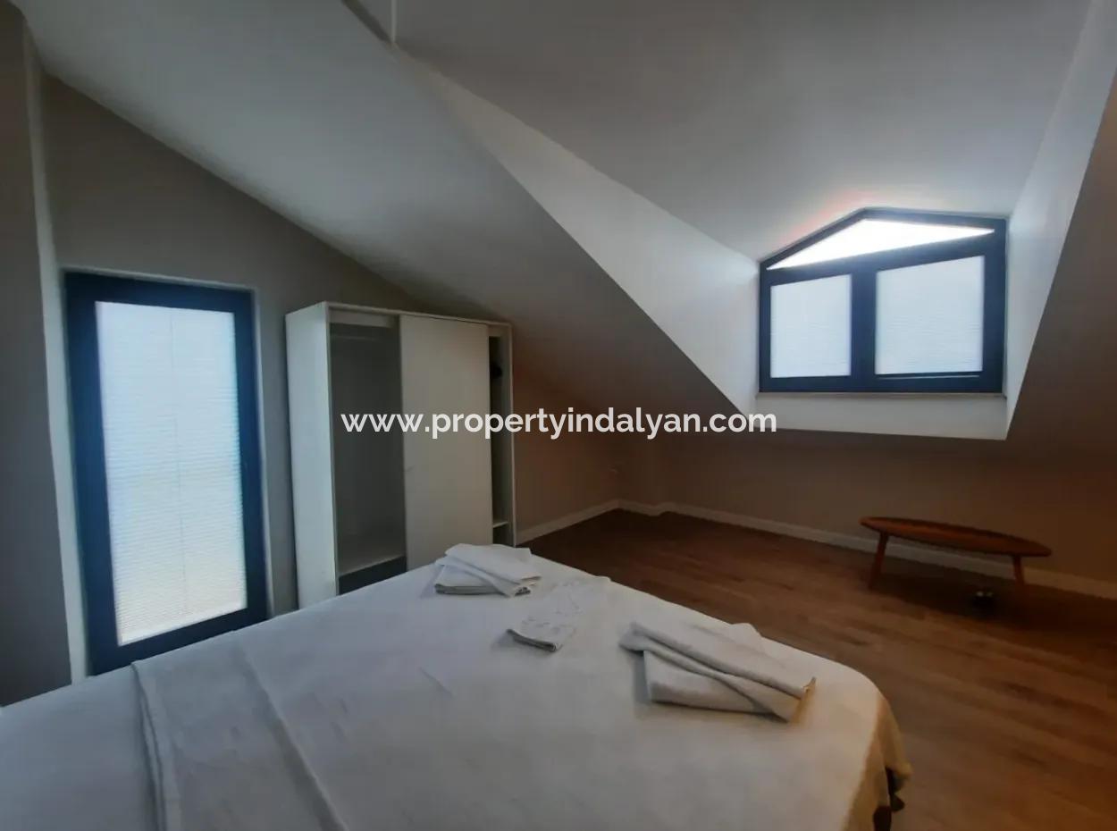 Muğla Dalyan Da Satılık Yüzme Havuzlu Sıfır, Eşyalı 5+1 Lüks Villa