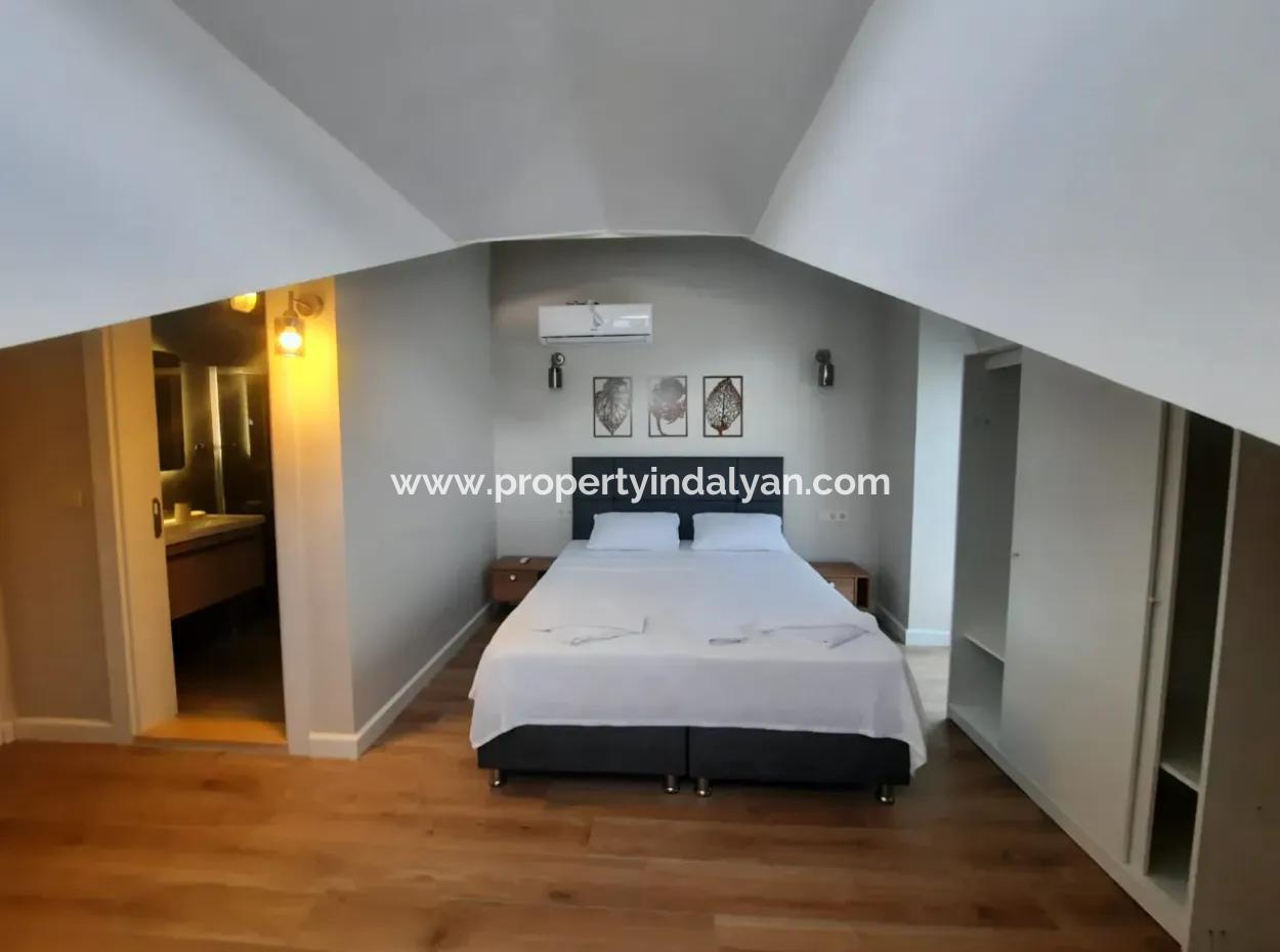 Muğla Dalyan Da Satılık Yüzme Havuzlu Sıfır, Eşyalı 5+1 Lüks Villa