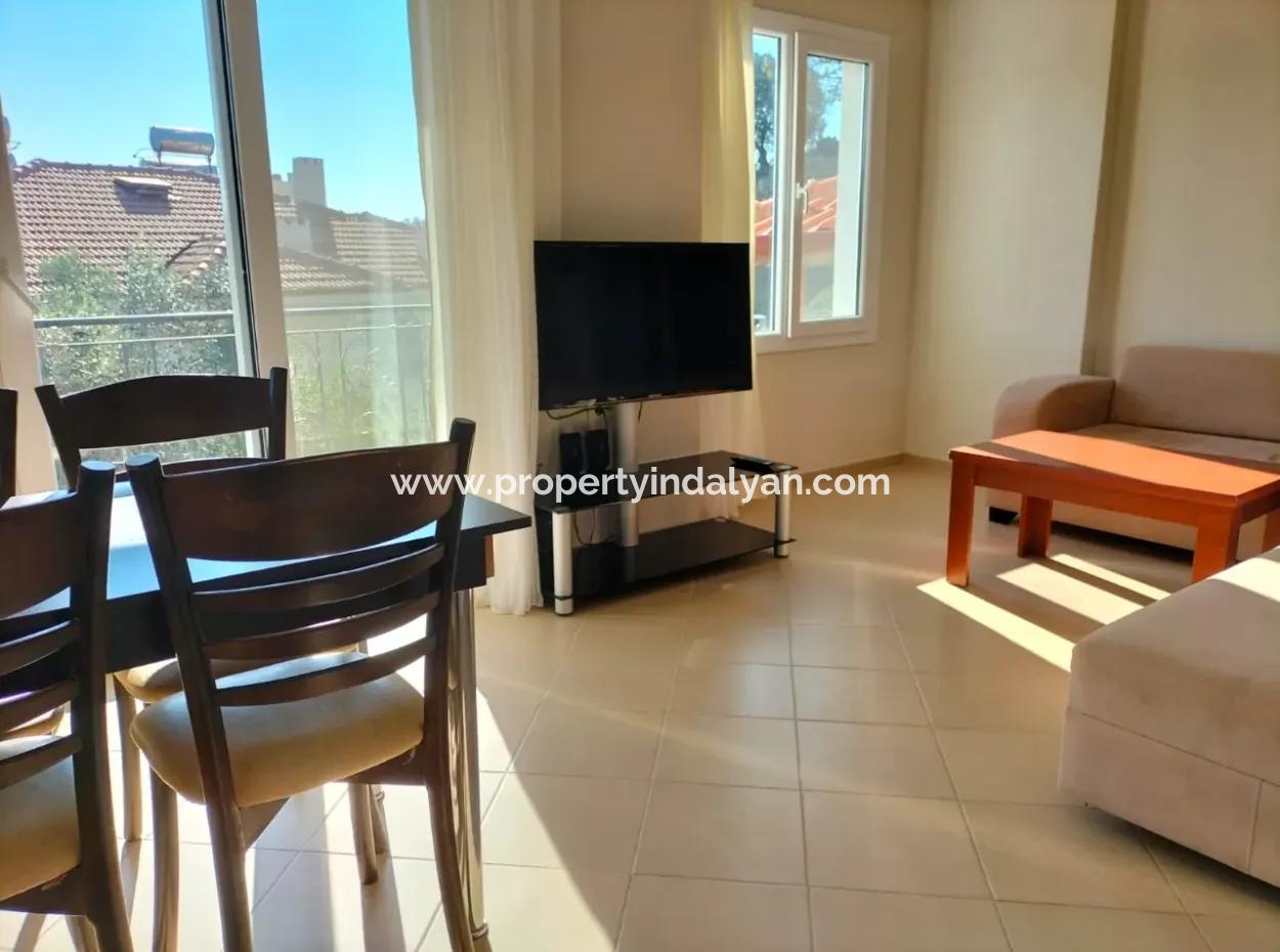 Muğla Ortaca Sarıgerme De  2+1 Eşyalı Daire Kiralık .