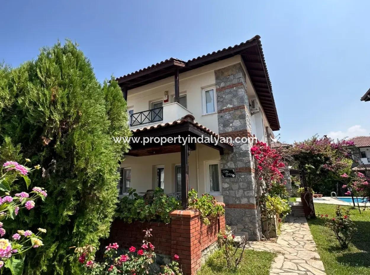 Muğla Dalyan Da  3+1  Bağımsız Taş Villa Satılık Veya Tarla İle Takas