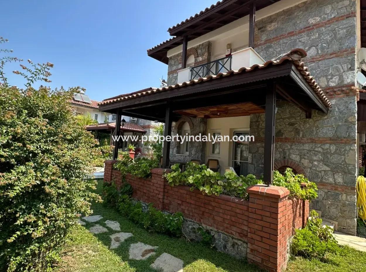 Muğla Dalyan Da  3+1  Bağımsız Taş Villa Satılık Veya Tarla İle Takas