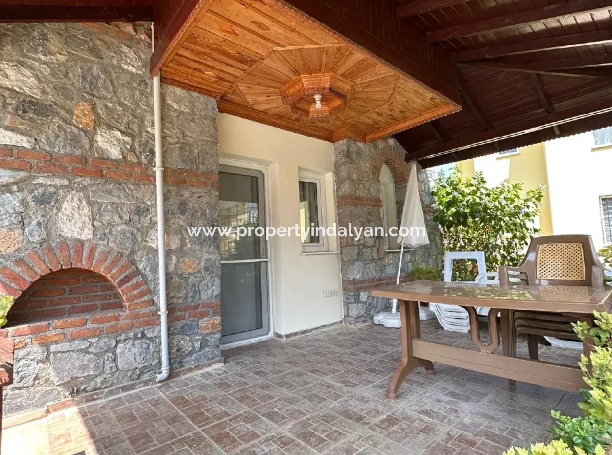 Muğla Dalyan Da 6 Villalık Sitede 3+1  Bağımsız  Eşyalı Taş Villa Kiralık