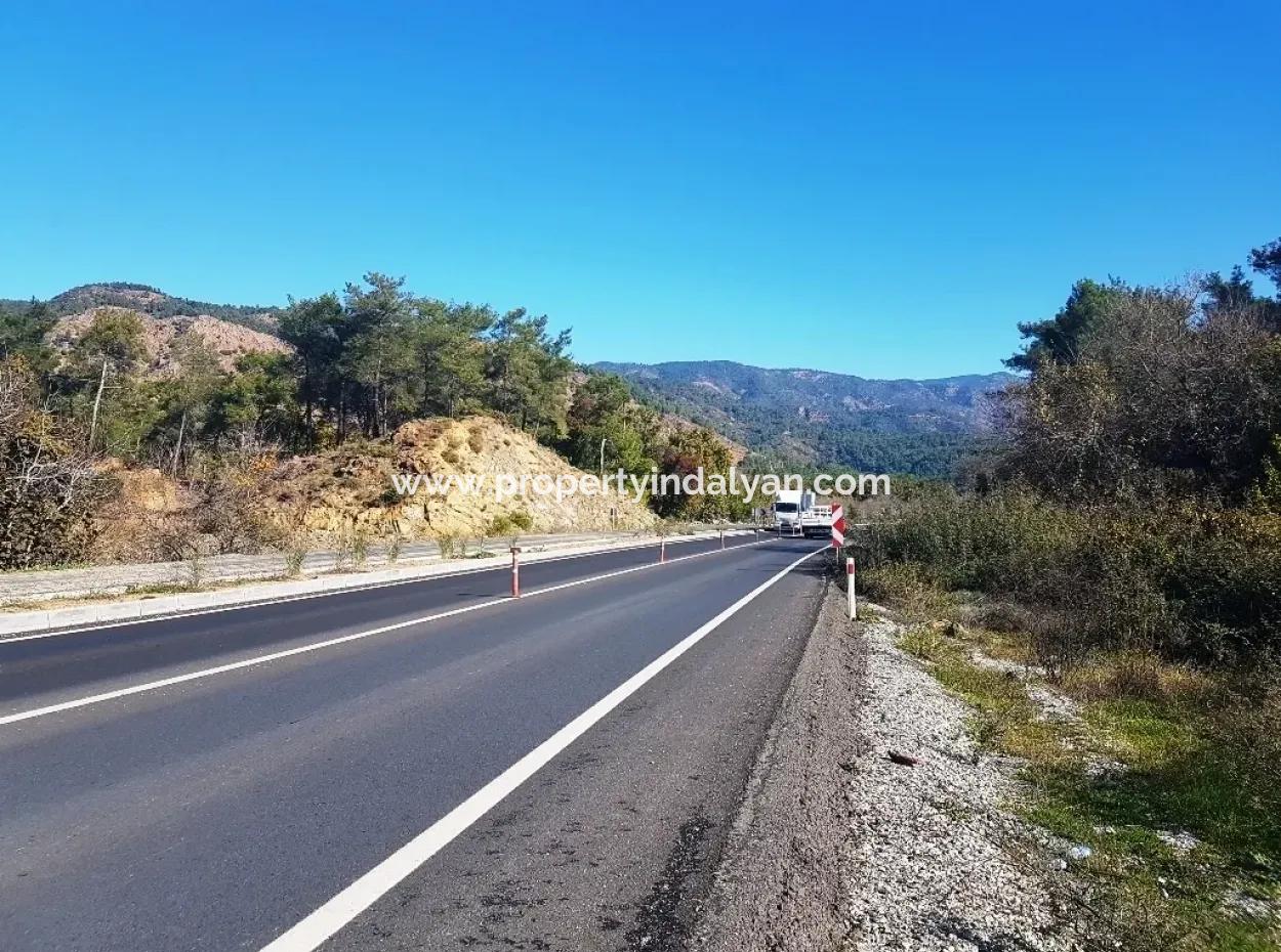 Döğüşbelen De Anayola Sıfır Arazi Satılık