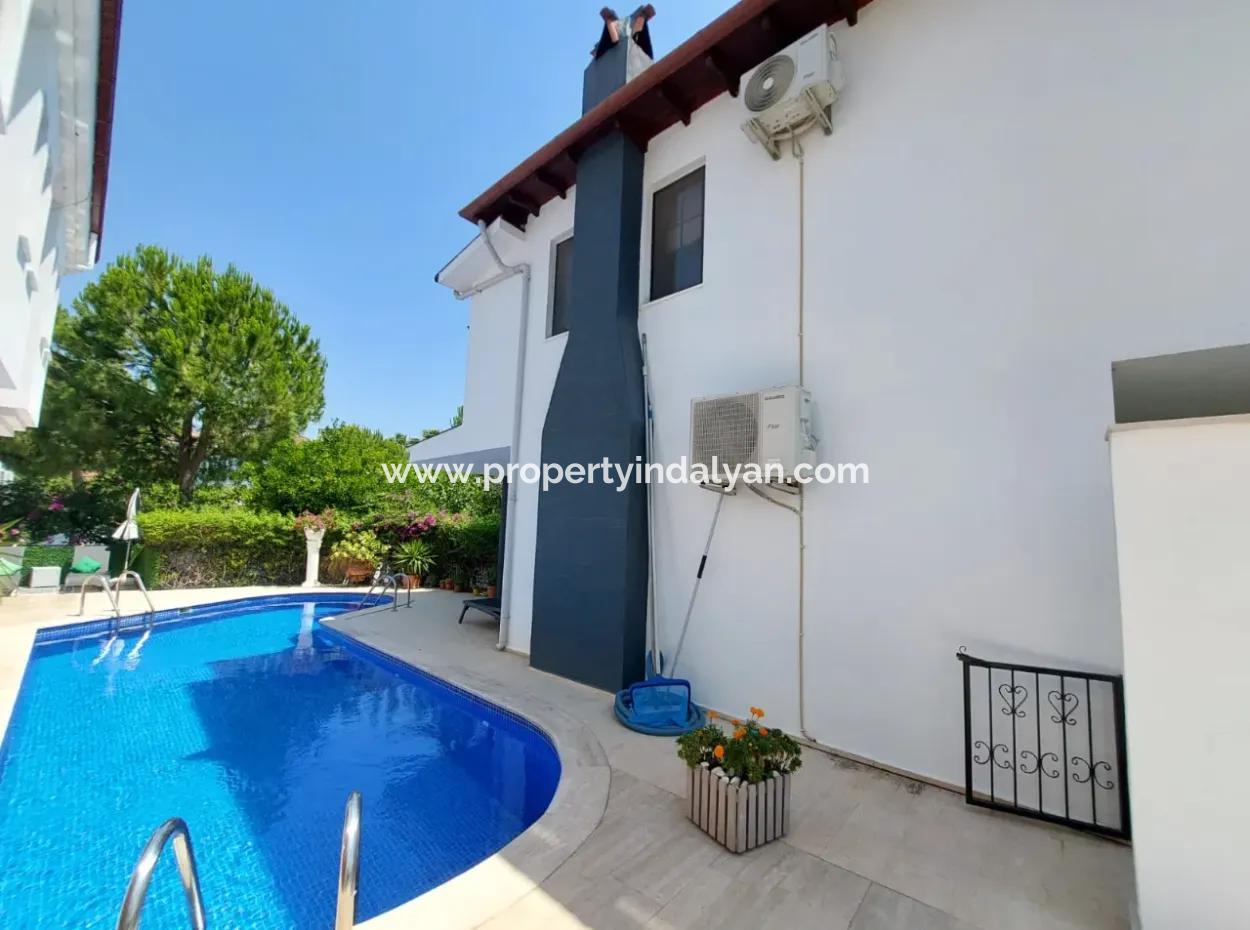 Muğla Ortaca Dalyan Merkezde 3+1 Yüzme Havuzlu Dubleks Satılık