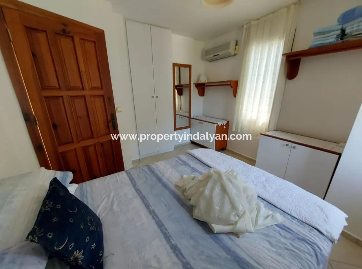 Muğla Dalyan Da  Kanala Yakın 4 Villalık Yüzme Havuzlu Sitede Bağımsız  2+1  Dubleks Satılık