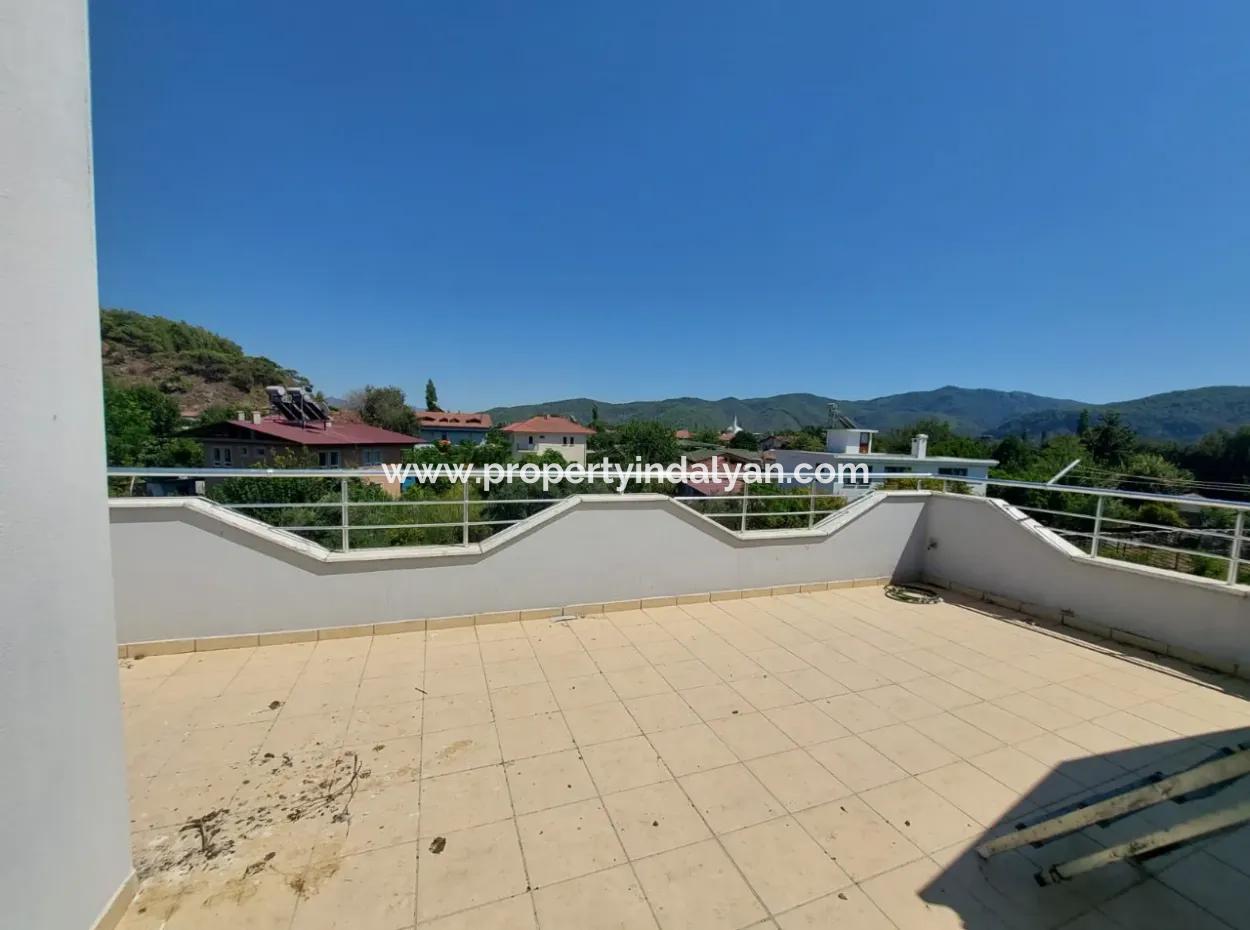 Muğla Ortaca Eskiköyde 150 M2, 3+1 Eşyasız Daire Kiralık