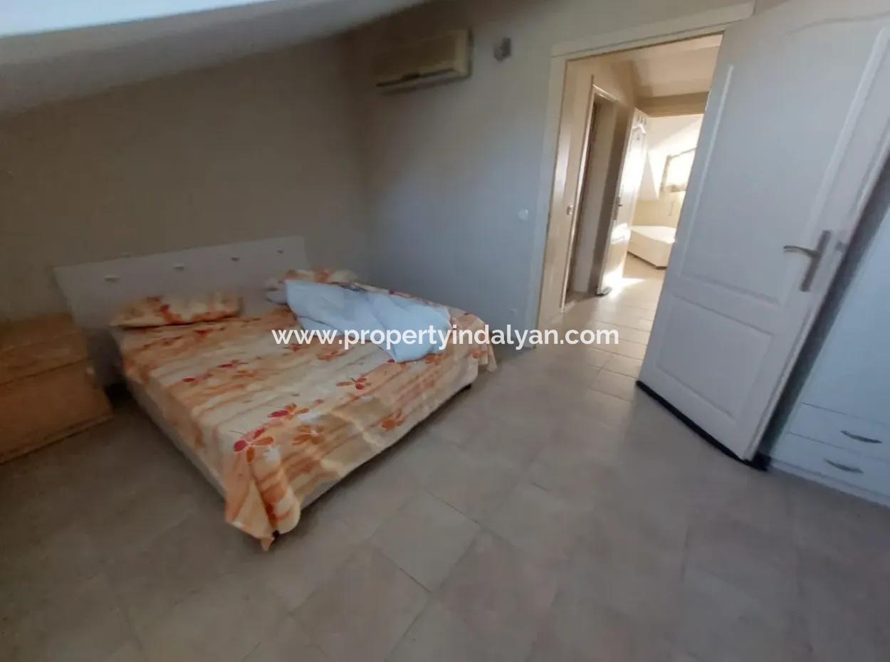 Muğla Dalyanda 2+1, Yüzme Havuzlu Çatı Dubleks Eşyalı Veya Eşyasız Kiralık