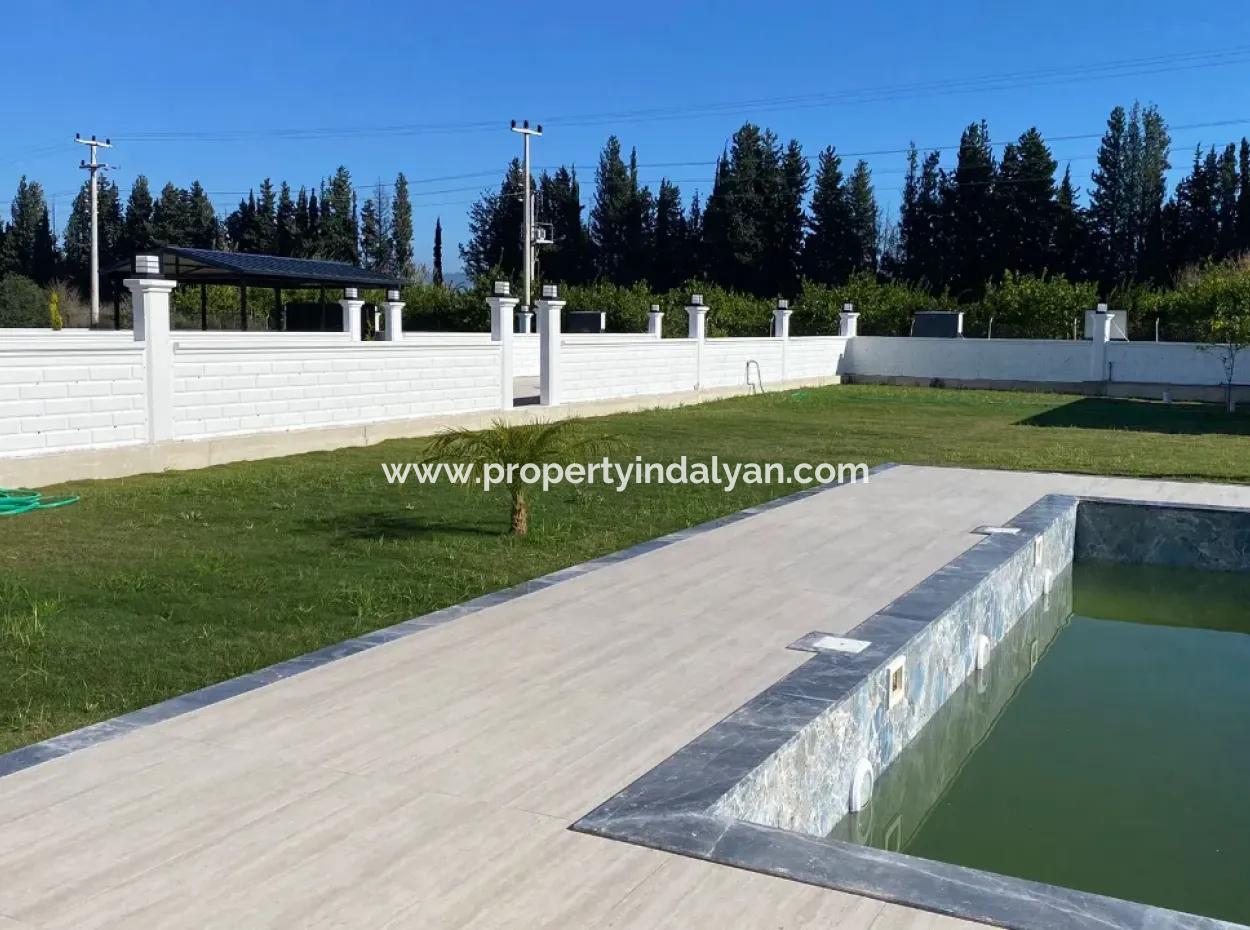 Ortaca Fevziyede Satılık 1000M2 Arsada Ultra Lüks Müstakil Villa.