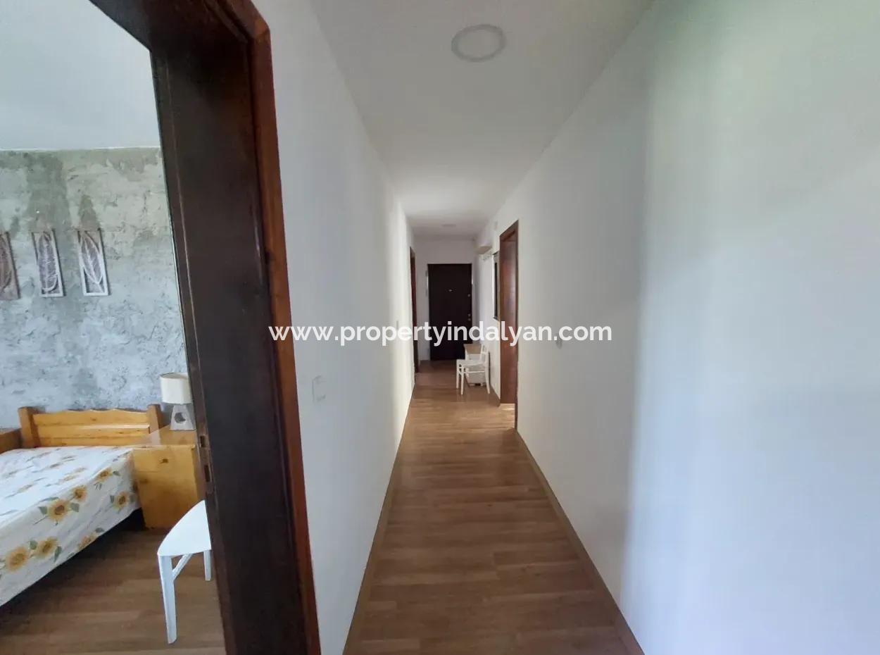 Ortaca Okçularda 400 M2 Arazide, 100 M2 2+1 Müstakil Eşyalı Yüzme Havuzlu Ev Kiralık