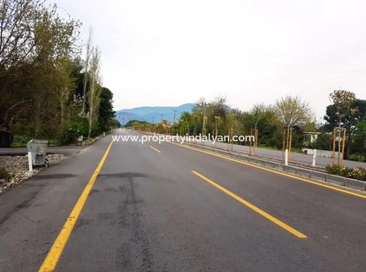 Muğla Ortaca Okçularda Dalyan Anayoluna Sıfır Yatırıma Uygun 3 577 M2 Arazi Satılık