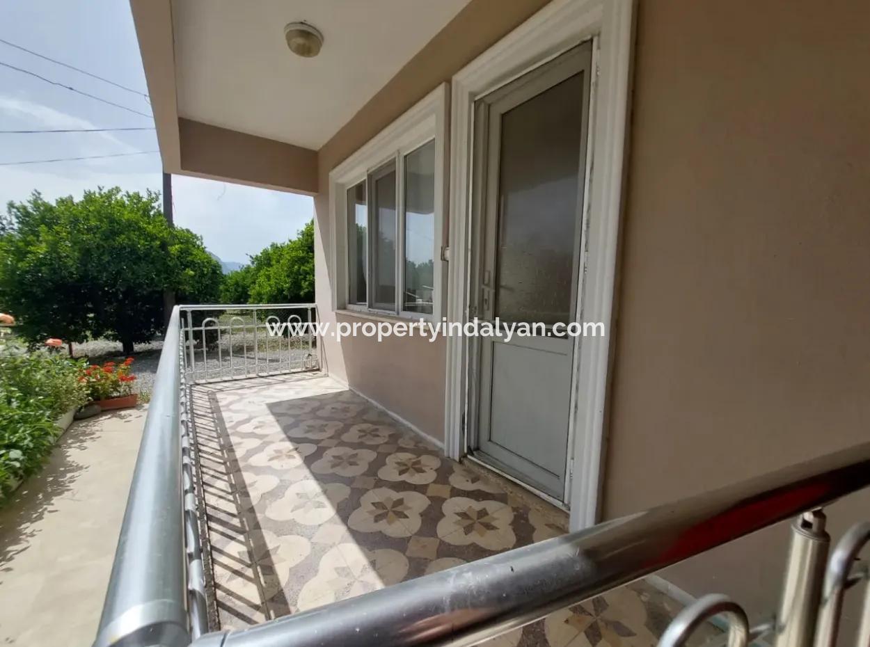 Muğla Ortaca Eskiköyde 125 M2, 3+1 Ev Kiralık.