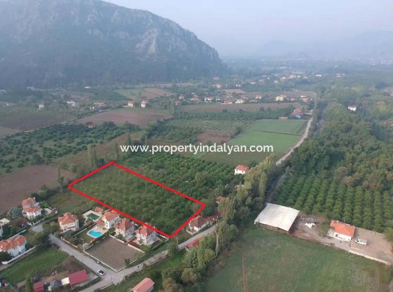 Ortaca Okçular Marmarlıda 500 M2 Arsa Satılık Veya Dalyandan Dükkan İle Takas