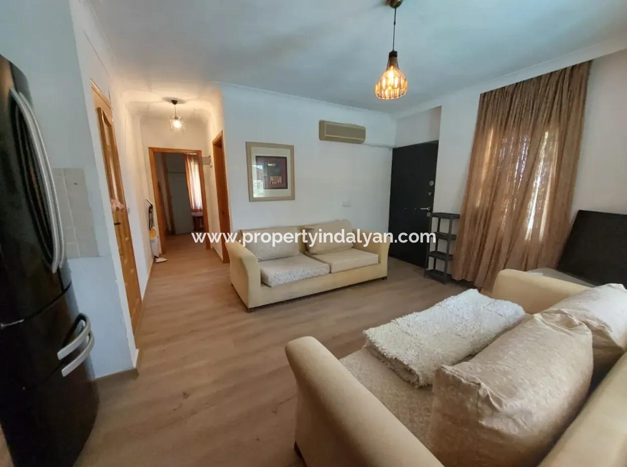 Mugla Dalyanda Yüzme Havuzlu 70M2, 2 + 1, Eşyalı Giriş Kat Daire Satılık