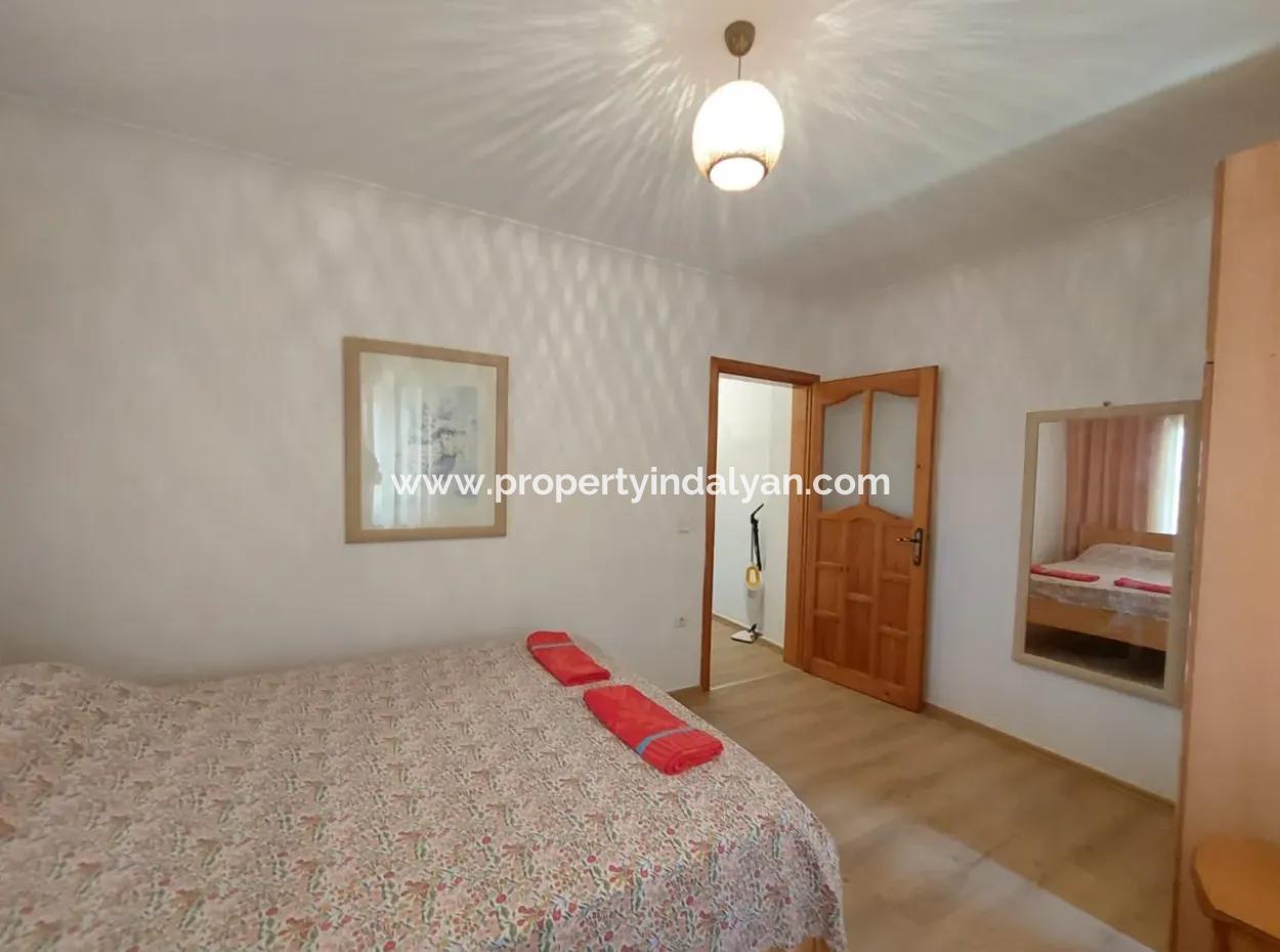 Mugla Dalyanda Yüzme Havuzlu 70M2, 2 + 1, Eşyalı Giriş Kat Daire Satılık