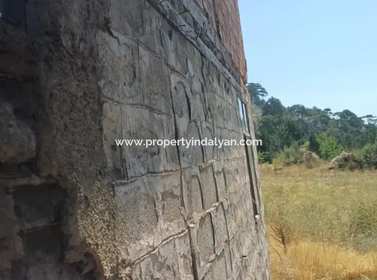 Denizli Çameli Gökçeyaka’da 750 M² Arazide 2 Katlı Taş Ev Satılık