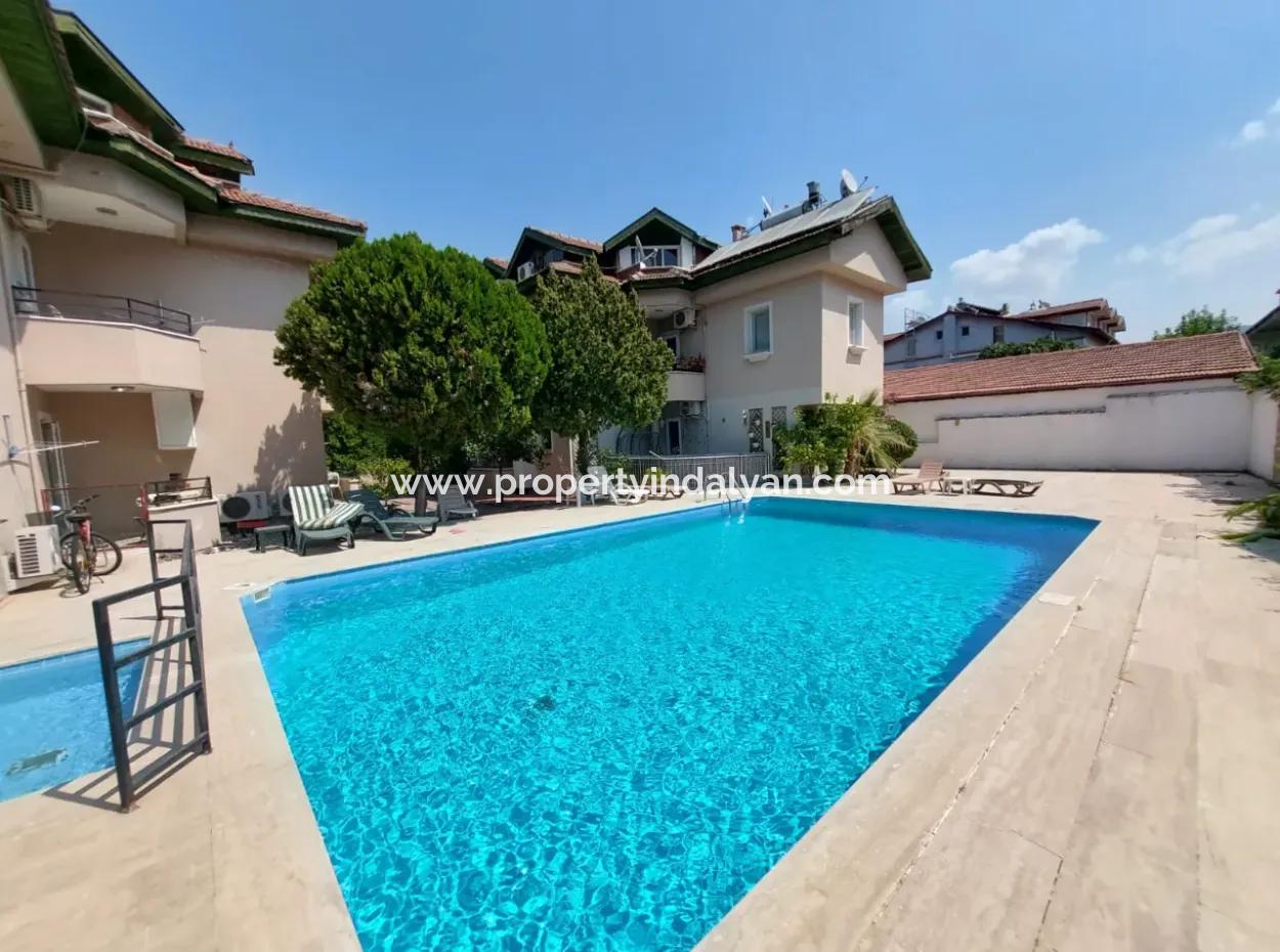 Muğla Ortaca Dalyanda Yüzme Havuzlu, Full Eşyalı 1+1 Daire Kiralık