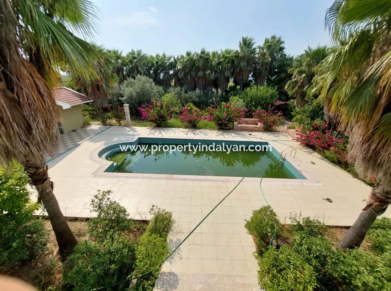 Muğla Dalyan’da Turizm Yatırımına Uygun 3.500 M² Arazide Evler Satılık