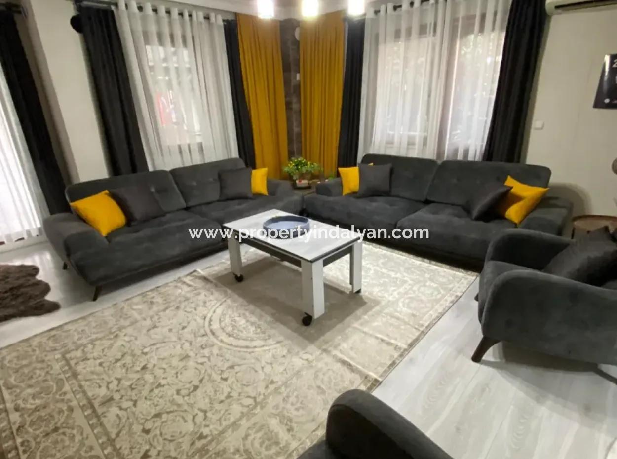 Ortaca Ekşiliyurt Yüzme Havuzlu 700 M2 Arsada 2+1 Eşyalı Daire Kiralık