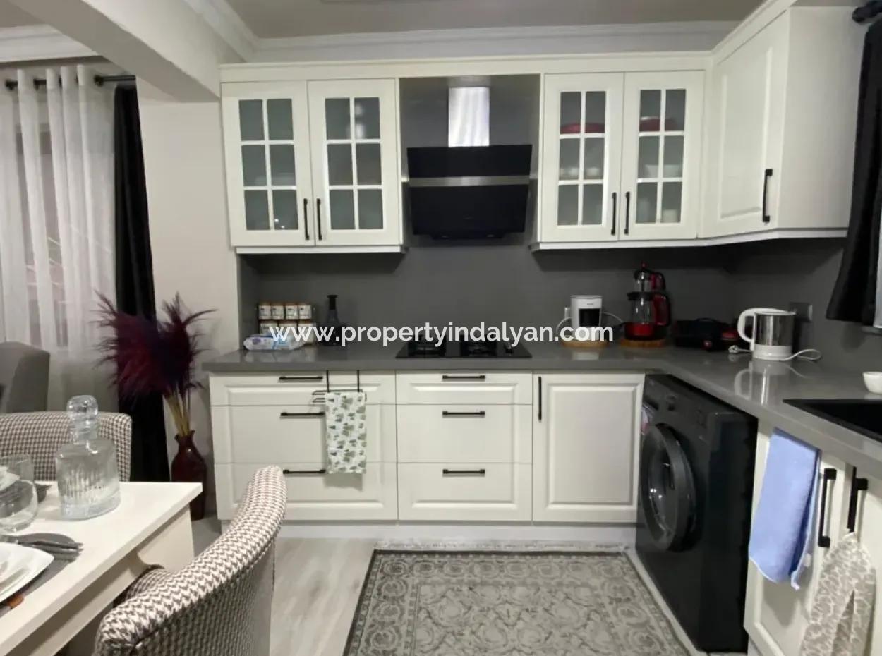 Ortaca Ekşiliyurt Yüzme Havuzlu 700 M2 Arsada 2+1 Eşyalı Daire Kiralık