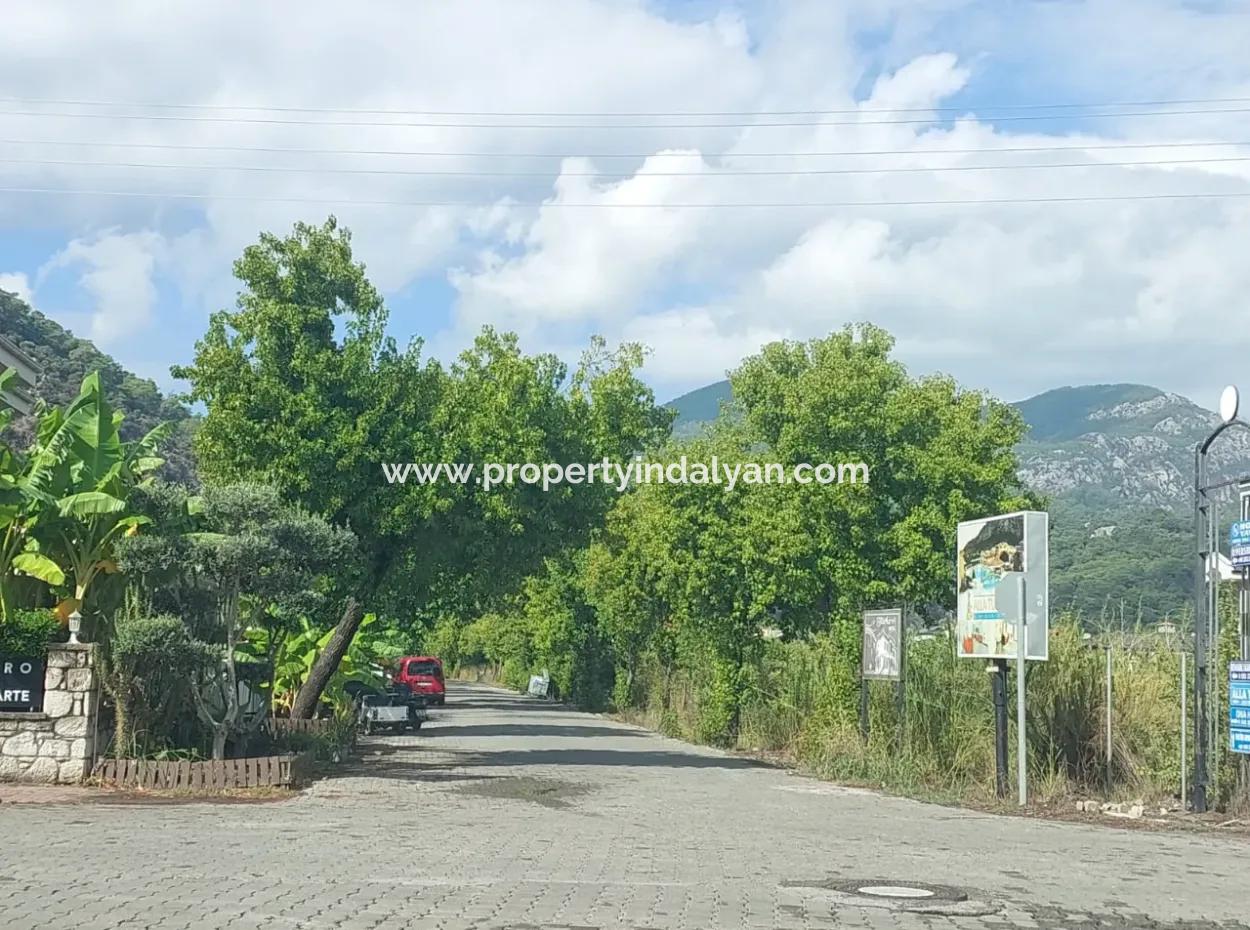 Dalyan Gülpınarda İşlek Caddede 1000 M2 Ticari İmarlı Arsalar Yap İşlet Devret Şeklinde Verilecektir