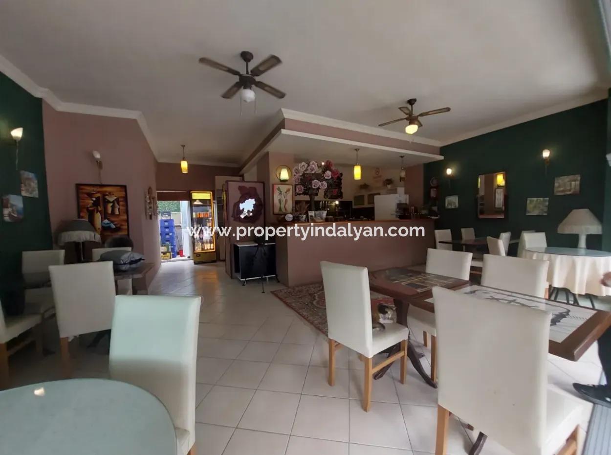 Dalyan Kanal Manzaralı Merkezde Kapı Müşterisi Hazır Devren Kiralık Cafe