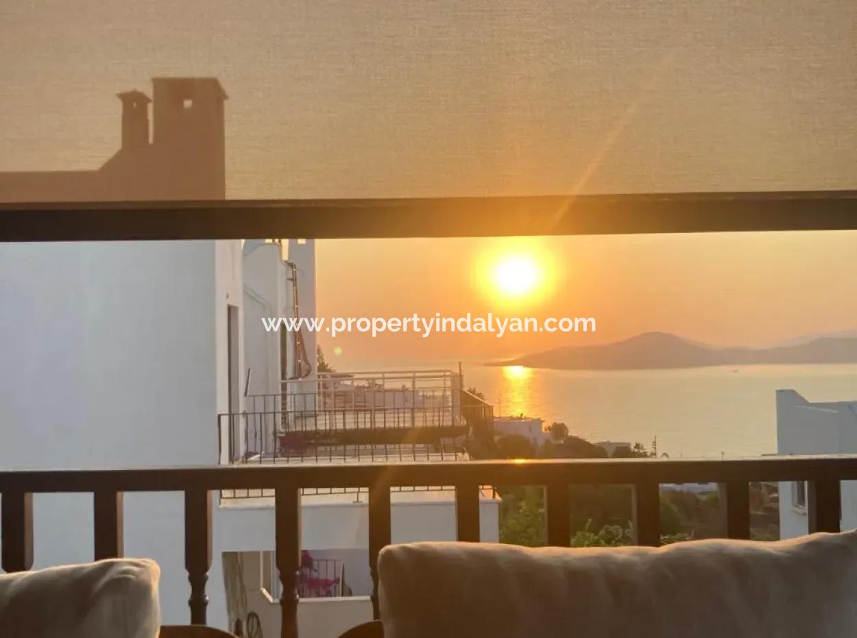Milas Boğaziçi'nde Deniz Manzaralı 3+1 Dubleks Acil Satılık