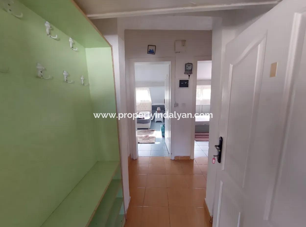 Muğla Dalyan Merkezde Eşyalı 2+1, 70M2,  Çatı Katı Daire Kiralık