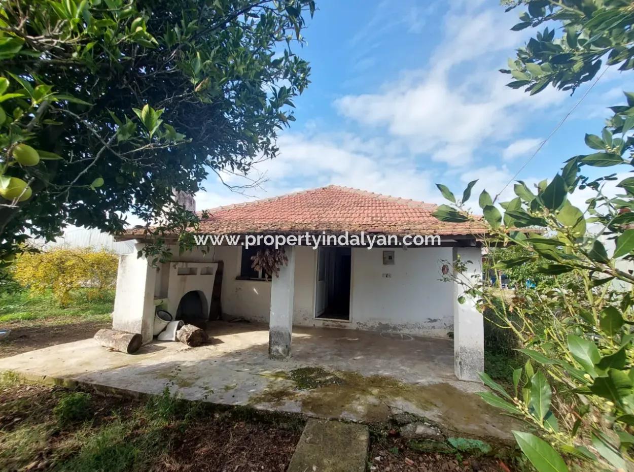 Muğla, Köyceğiz, Kavakarası 500 M2 Arazide 80 M2  2+1 Kelepir Köy Evi Satılık